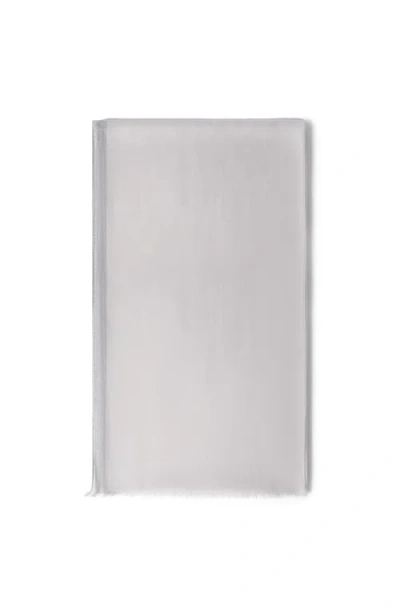 Brunello Cucinelli Cashmere And Silk Scarf With Stripe In Neutral