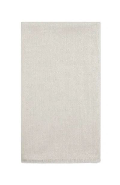 Brunello Cucinelli Cashmere And Silk Sparkling Scarf In Pearl Grey