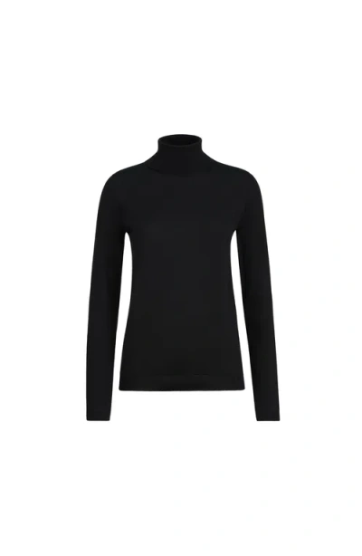 Brunello Cucinelli Cashmere And Silk Sparkling Sweater In Black