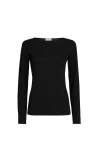 Brunello Cucinelli Cashmere And Silk Sparkling Sweater In Black