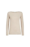 Brunello Cucinelli Cashmere And Silk Sparkling Sweater In Neutral