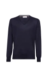 Brunello Cucinelli Cashmere And Silk Sweater In Blue