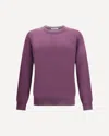 Brunello Cucinelli Cashmere And Silk Sweater In Purple