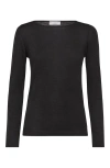 Brunello Cucinelli Cashmere-silk-blend Sweater In Anthracite