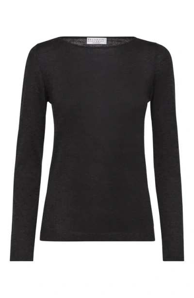 BRUNELLO CUCINELLI BRUNELLO CUCINELLI CASHMERE AND SILK SWEATER