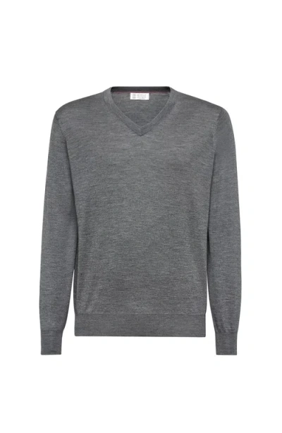 BRUNELLO CUCINELLI BRUNELLO CUCINELLI CASHMERE AND SILK SWEATER