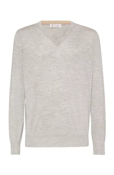 BRUNELLO CUCINELLI BRUNELLO CUCINELLI CASHMERE AND SILK SWEATER