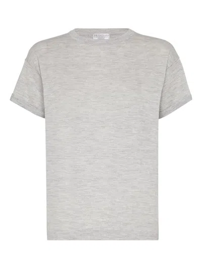 Brunello Cucinelli Cashmere And Silk T-shirt