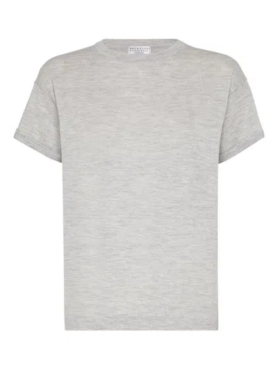 Brunello Cucinelli Cashmere And Silk T-shirt