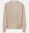 Brunello Cucinelli Cashmere And Wool-blend Sweater