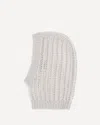 Brunello Cucinelli Women Cashmere Balaclava In White