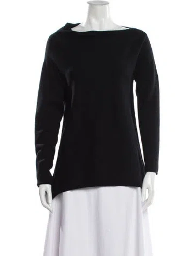 Pre-owned Brunello Cucinelli Cashmere Bateau Neckline Sweater In Black