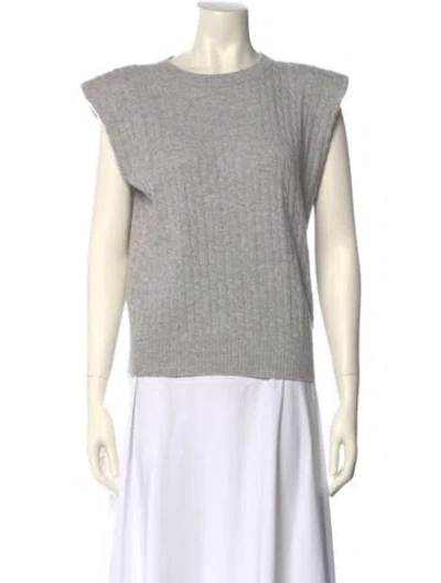 Pre-owned Brunello Cucinelli Cashmere Bateau Neckline Sweater In Gray
