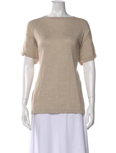 Pre-owned Brunello Cucinelli Cashmere Bateau Neckline Sweater W/ Tags