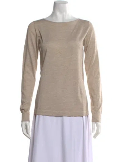 Pre-owned Brunello Cucinelli Cashmere Bateau Neckline Sweater W/ Tags