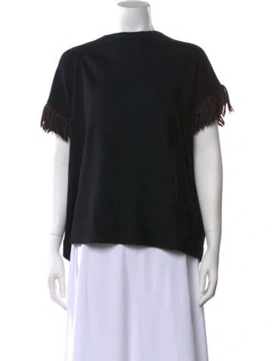 Pre-owned Brunello Cucinelli Cashmere Bateau Neckline Sweater W/ Tags In Black