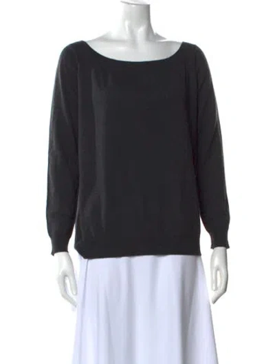 Pre-owned Brunello Cucinelli Cashmere Bateau Neckline Sweater W/ Tags In Gray