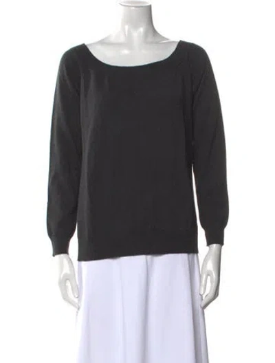 Pre-owned Brunello Cucinelli Cashmere Bateau Neckline Sweater W/ Tags In Gray