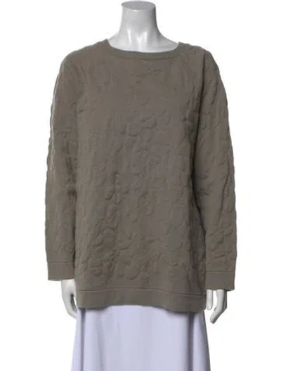 Pre-owned Brunello Cucinelli Cashmere Bateau Neckline Sweatshirt In Gray