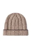 Brunello Cucinelli Cashmere Rib Knit Beanie