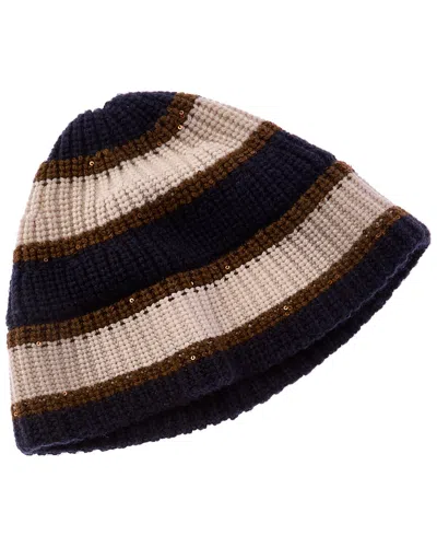 Brunello Cucinelli Cashmere Beanie In Brown