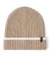 Brunello Cucinelli Cashmere Beanie In Brown