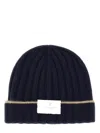 Brunello Cucinelli Men English Rib Cashmere Knit Beanie