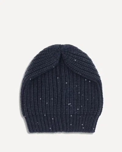 Brunello Cucinelli Cashmere Beanie Hat In Black