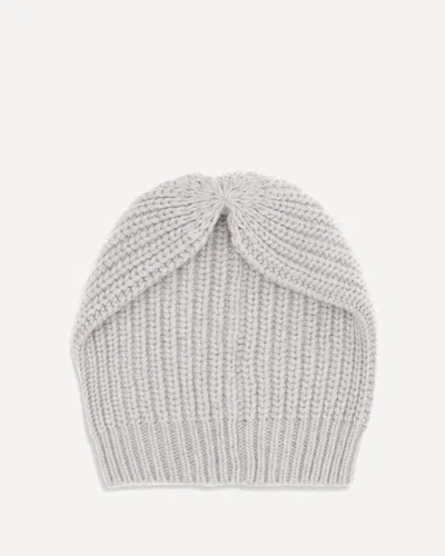 Brunello Cucinelli Cashmere Beanie Hat In Gray