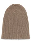Brunello Cucinelli Beige Beanie Hat In Brown