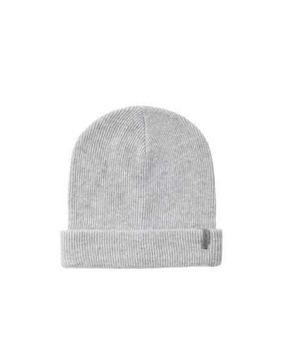 Brunello Cucinelli Kids' Cashmere Beanie In Gray