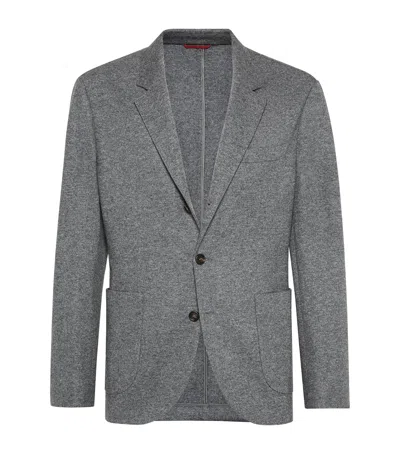 Brunello Cucinelli Cashmere Blazer In Black