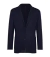 Brunello Cucinelli Single-breasted Cashmere Blazer In Blue