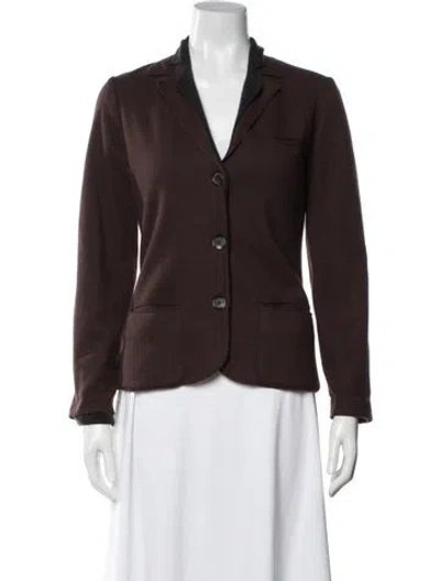 Pre-owned Brunello Cucinelli Cashmere Blazer In Brown