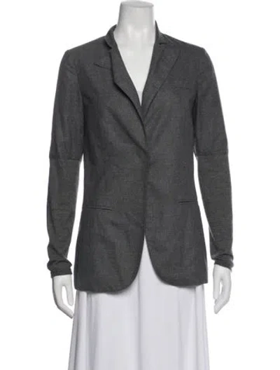 Pre-owned Brunello Cucinelli Cashmere Blazer In Gray