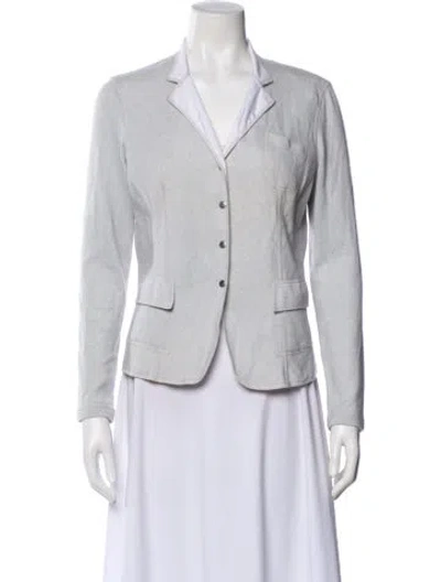 Pre-owned Brunello Cucinelli Cashmere Blazer In Gray