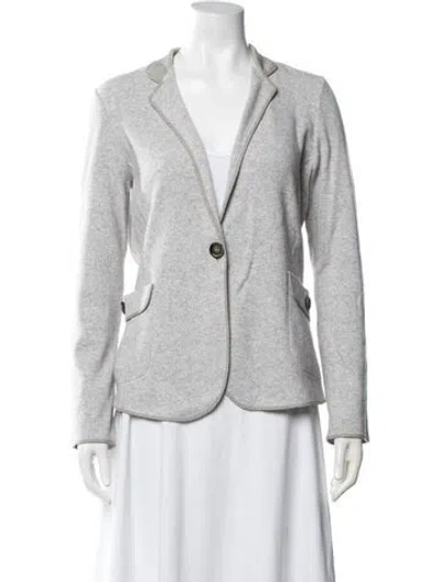 Pre-owned Brunello Cucinelli Cashmere Blazer In Gray