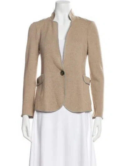 Pre-owned Brunello Cucinelli Cashmere Blazer In Neutral