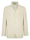 Brunello Cucinelli Cashmere Coat In Neutrals