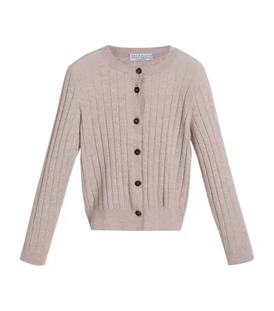 BRUNELLO CUCINELLI CASHMERE-BLEND CARDIGAN