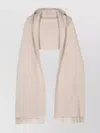 Brunello Cucinelli Women Hooded Wool And Cashmere Knit Scarf