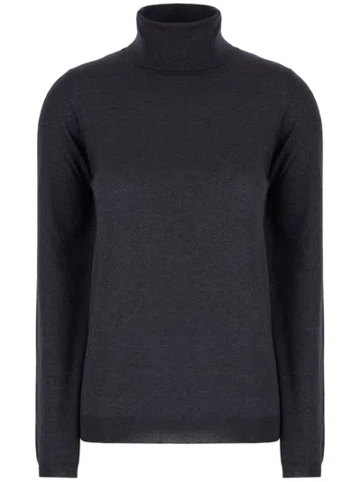 Brunello Cucinelli Cashmere-blend Jumper In Blue