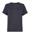 Brunello Cucinelli Cashmere And Silk Lightweight Sweater In Blue