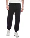 Brunello Cucinelli Logo Printed Drawstring Track Pants In Black