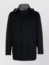Brunello Cucinelli Men Cashmere Parka Coat In Black