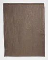 Brunello Cucinelli Cashmere Blend Scarf In Chocolate