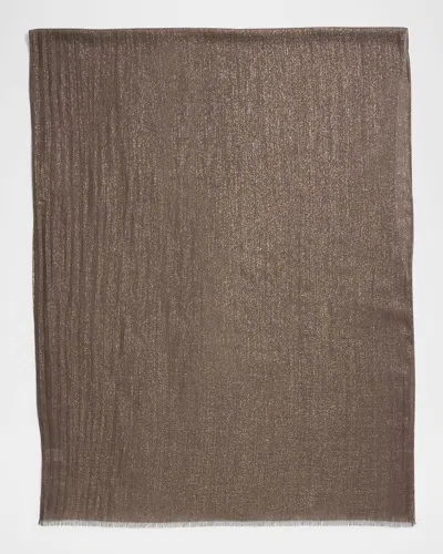 Brunello Cucinelli Cashmere Blend Scarf In Green