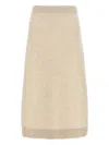 Brunello Cucinelli Women Cashmere Skirt In Neutral