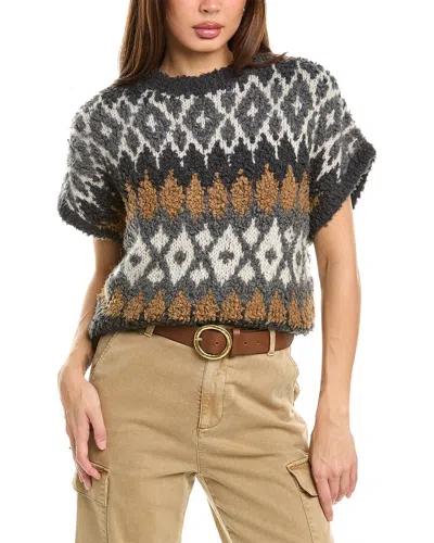 Brunello Cucinelli Cashmere-blend Sweater In Black