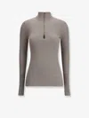 Brunello Cucinelli Turtleneck Sweater In Cashmere Blend In Nude